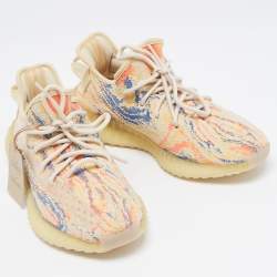 Pre Owned Yeezy x Adidas Multicolor Fabric Boost 350 V2- Mx-Oat Sneakers Size 38 2/3