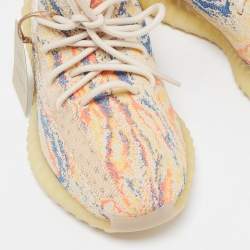 Pre Owned Yeezy x Adidas Multicolor Fabric Boost 350 V2- Mx-Oat Sneakers Size 38 2/3