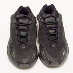 Pre Owned Yeezy x Adidas Black Nylon Boost 700 V2 Mnvn Triple Black Sneakers Size 39 1/3