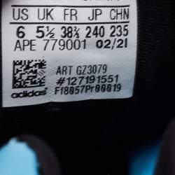 Pre Owned Yeezy x Adidas Blue Nylon Boost 700 MNVN Bright Cyan Sneakers Size 38 2/3