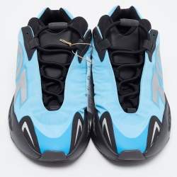 Pre Owned Yeezy x Adidas Blue Nylon Boost 700 MNVN Bright Cyan Sneakers Size 38 2/3