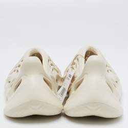 Pre Owned Yeezy x Adidas Cream Rubber Foam RNNR Sneakers Size 39