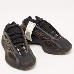 Pre Owned Yeezy x Adidas Black/Beige Knit Fabric Yeezy 700 V3 Beige-Black Sneakers 39 1/3