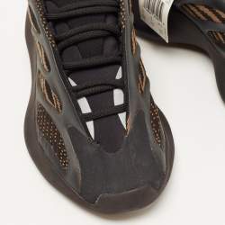 Pre Owned Yeezy x Adidas Black/Beige Knit Fabric Yeezy 700 V3 Beige-Black Sneakers 39 1/3