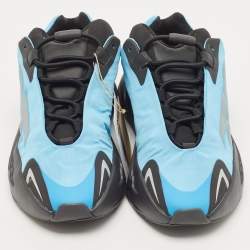 Pre Owned Yeezy x Adidas Blue/Black Nylon Boost 700 MNVN Sneakers Size 39 1/3