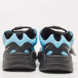 Pre Owned Yeezy x Adidas Blue/Black Nylon Boost 700 MNVN Sneakers Size 39 1/3