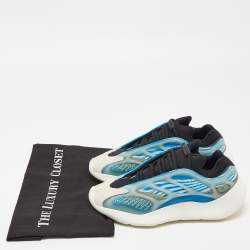 Yeezy x Adidas Blue/White Knit Fabric Yeezy 700 V3 Arzareth Sneakers Size 39 1/3