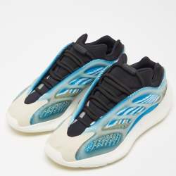 Yeezy x Adidas Blue/White Knit Fabric Yeezy 700 V3 Arzareth Sneakers Size 39 1/3