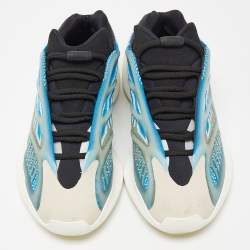 Yeezy x Adidas Blue/White Knit Fabric Yeezy 700 V3 Arzareth Sneakers Size 39 1/3