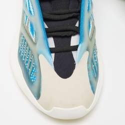 Yeezy x Adidas Blue/White Knit Fabric Yeezy 700 V3 Arzareth Sneakers Size 39 1/3