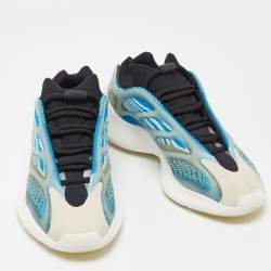 Yeezy x Adidas Blue/White Knit Fabric Yeezy 700 V3 Arzareth Sneakers Size 39 1/3