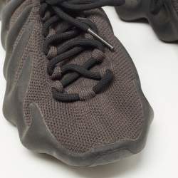 Pre Owned Yeezy Black/Grey Knit Fabric Yeezy 450 Lace Up Sneakers Size 41.5