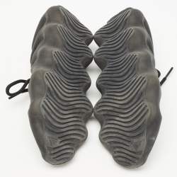 Pre Owned Yeezy Black/Grey Knit Fabric Yeezy 450 Lace Up Sneakers Size 41.5