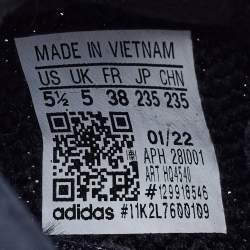 Yeezy x Adidas Black Fabric Boost 350 V2 Cinder Sneakers Size 38