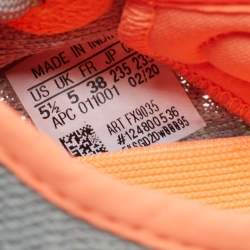 Pre Owned Yeezy x Adidas Grey Knit Fabric Boost 350-v2 desert sage Sneakers Size 38