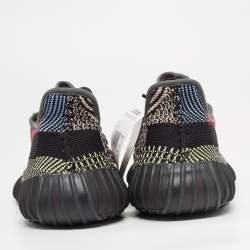 Pre Owned Yeezy x Adidas Multicolor Knit Fabric Boost 350 V2 Yecheil (Non-Reflective) Sneakers Size 40 2/3