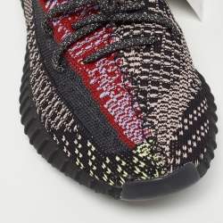 Pre Owned Yeezy x Adidas Multicolor Knit Fabric Boost 350 V2 Yecheil (Non-Reflective) Sneakers Size 40 2/3