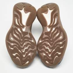 Pre Owned Yeezy x Adidas Blue Knit Fabric Boost 380 Covellite Sneakers Size 38