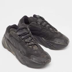 Pre Owned Yeezy x Adidas Black Nylon Boost 700 MNVN Triple Black Sneakers Size 39 1/3