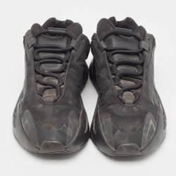 Pre Owned Yeezy x Adidas Black Nylon Boost 700 MNVN Triple Black Sneakers Size 39 1/3