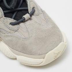 Yeezy x Adidas Grey Suede and Leather Yeezy 500  Sneakers Size 37.5