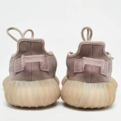 Pre Owned Yeezy x Adidas Brown Mesh Boost 350 V2 Mono Mist Sneakers Size 38