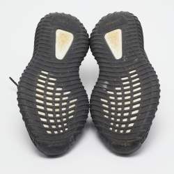 Pre Owned Yeezy x Adidas Black Mesh and Fabric Boost 350 V2 Black Sneakers Size 40