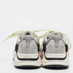 Pre Owned Yeezy x Adidas Multicolor Leather and Suede Boost 700 Wave Runner Sneakers Size 39 1/3