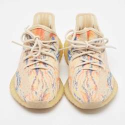 Yeezy x Adidas Multicolor Knit Fabric Boost 350 V2 MX Oat Sneakers Size 38 2/3