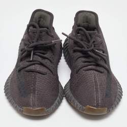 Yeezy x Adidas Black Knit Fabric Boost 350 V2 Cinder Sneakers Size 40 2/3