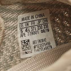 Yeezy x Adidas Pale Green Knit Fabric Boost 350 V2 Citrin (Non Reflective) Sneakers Size 37 1/3