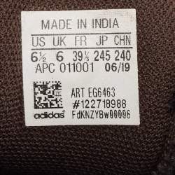 Pre Owned Yeezy x Adidas Brown Suede and Mesh Oil Desert Boots Size 39 1/3