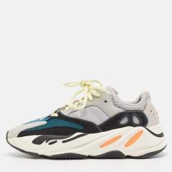 Yeezy x Adidas Multicolor Mesh and Suede Boost 700 Wave Runner Sneakers Size 38 2/3