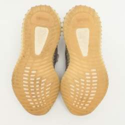 Pre Owned Yeezy x Adidas Multicolor Knit Fabric Boost 350 V2 "Zyon" Low Top Sneakers Size 39 1/3