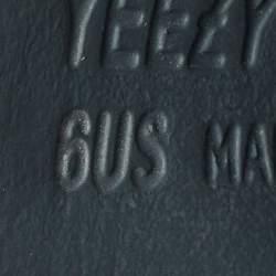 Pre Owned Yeezy x Adidas Grey Rubber Foam Slate Grey Slides Size 39