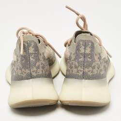 Yeezy x Adidas Grey/Beige Knit Fabric Boost 380 Mist Sneakers Size 38