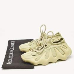 Yeezy x Adidas Green Knit Fabric 450 Resin Sneakers Size 36