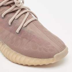 Pre Owned Yeezy x Adidas Brown Mesh Boost 350 V2 Mono Mist Sneakers Size 40 2/3