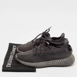 Yeezy x Adidas Grey Knit Fabric Boost 350 V2 -Static Sneakers Size 38