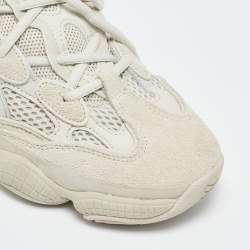 Yeezy x Adidas Grey Suede and Fabric Yeezy 500 salt Sneakers Size 38