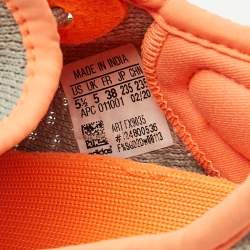 Yeezy x Adidas Grey Knit Fabric Boost 350-V2 Desert Sage Sneakers Size 38
