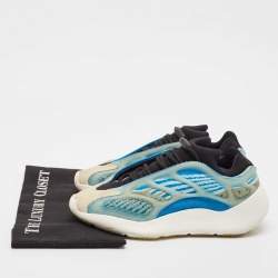 Yeezy x Adidas Blue/White Knit Fabric Yeezy 700 V3 Arzareth Sneakers Size 39 1/3
