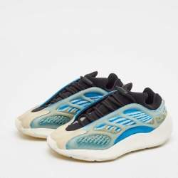 Yeezy x Adidas Blue/White Knit Fabric Yeezy 700 V3 Arzareth Sneakers Size 39 1/3