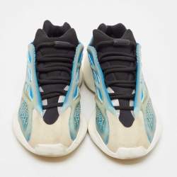 Yeezy x Adidas Blue/White Knit Fabric Yeezy 700 V3 Arzareth Sneakers Size 39 1/3