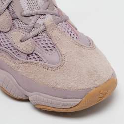 Adidas x Yeezy Purple Mesh and Suede Boost Yeezy 500 Soft Vision Sneakers Size 39.5