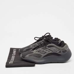 Pre Owned Yeezy x Adidas Black Knit Fabric 700 V3 Alvah Sneakers Size 39 1/3