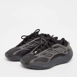 Pre Owned Yeezy x Adidas Black Knit Fabric 700 V3 Alvah Sneakers Size 39 1/3