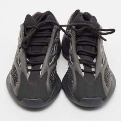 Pre Owned Yeezy x Adidas Black Knit Fabric 700 V3 Alvah Sneakers Size 39 1/3