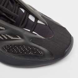 Pre Owned Yeezy x Adidas Black Knit Fabric 700 V3 Alvah Sneakers Size 39 1/3