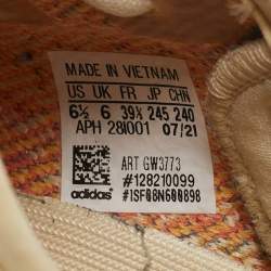 Yeezy x Adidas Multicolor Knit Fabric Boost 350 V2 Mx-Oat Sneakers Size 39 2/3